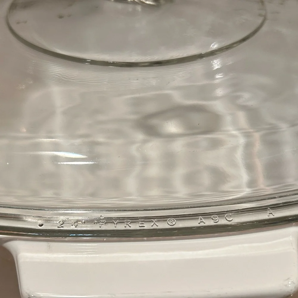 Corningware Blue Velvet Rose 2 Qt #A-2-B. 2 L Casserole w/Lid Pyrex Glass #A-9-C